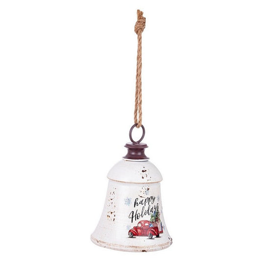 Pendaglio natalizio per decorazione a forma di campana Happy Holidays - Ringing - BIZZOTTO - 