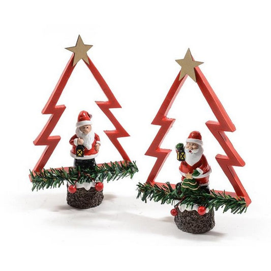 Albero di Natale con babbo decorativo - MERCURY - 