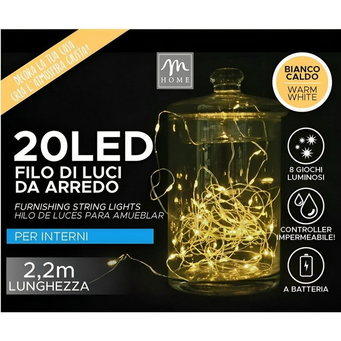 Filo 20 LED decorativo da arredo - MERCURY - 62605290406266