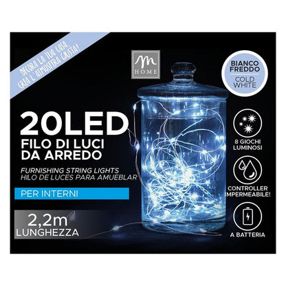 Filo 20 LED decorativo da arredo