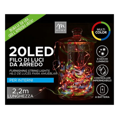 Filo 20 LED decorativo da arredo