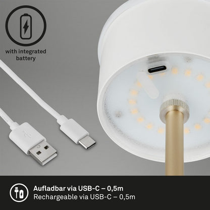 Lampada da tavolo LED a batteria ricaricabile