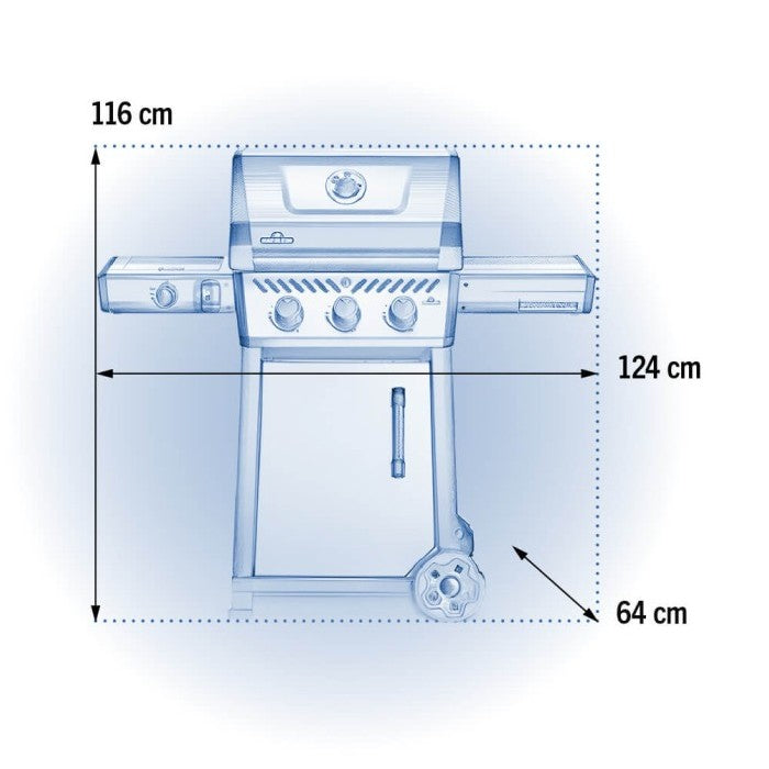 Barbeque a 3 fuochi Freestyle 365 - Napoleon - NAPOLEON - 34420577042648