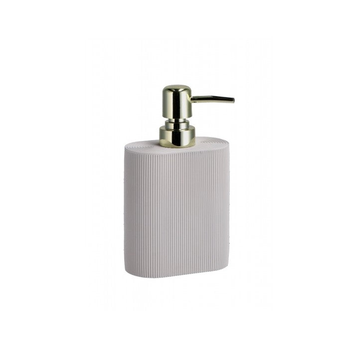 Dispenser sapone in poliresina bianca - Cheryl - AD TREND - 35561575416024