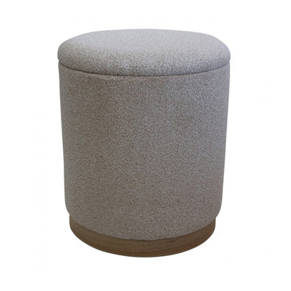 Pouf in ciniglia con contenitore - Teryl