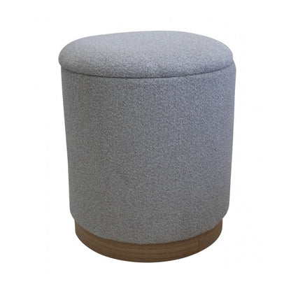 Pouf in ciniglia con contenitore - Teryl