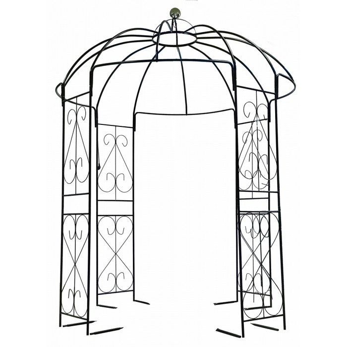 Gazebo tondo da giardino decorativo in ferro - AD TREND - 35561915384024