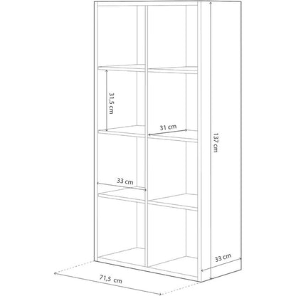 Scaffale libreria 2 posizioni - Noa Cubi