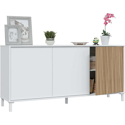 Credenza con 3 ante ad apertura push - Ethna