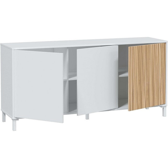 Credenza con 3 ante ad apertura push - Ethna - FORES - 34267202584792