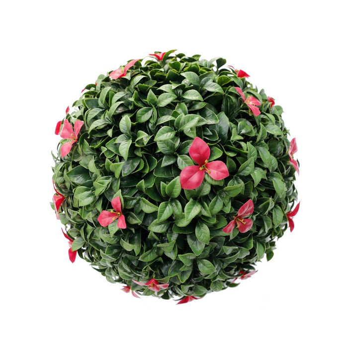 Bosso artificiale sempreverde con fiori di gardenia - BEST - 34260744470744