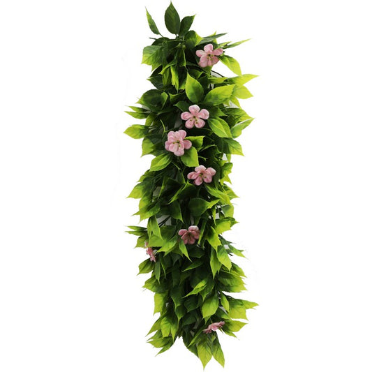 Pianta artificiale rampicante con fiori rosa 50 cm - Vines - BEST - 34269527802072