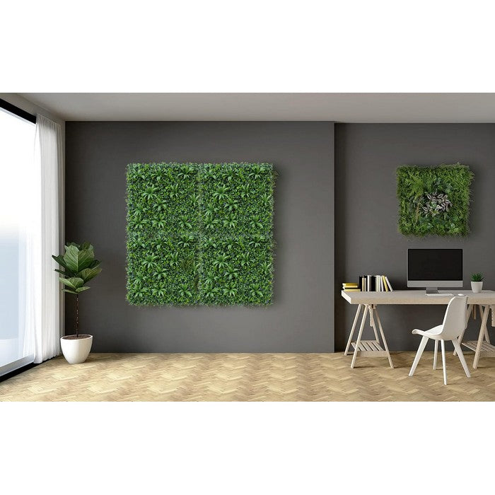 Parete con piante artificiali per giardino verticale 100x100 cm - Frame - BEST - 34266841186520