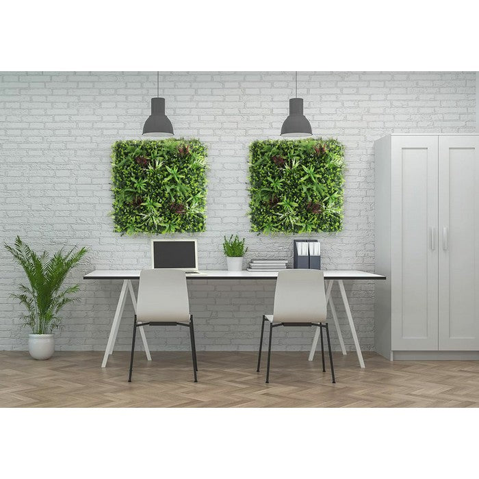 Parete con piante artificiali per giardino verticale 100x100 cm - Frame - BEST - 34269541630168