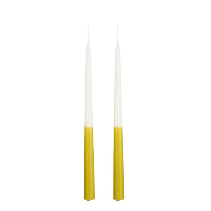 Set 2 candele bi-colore - Dip-Dye