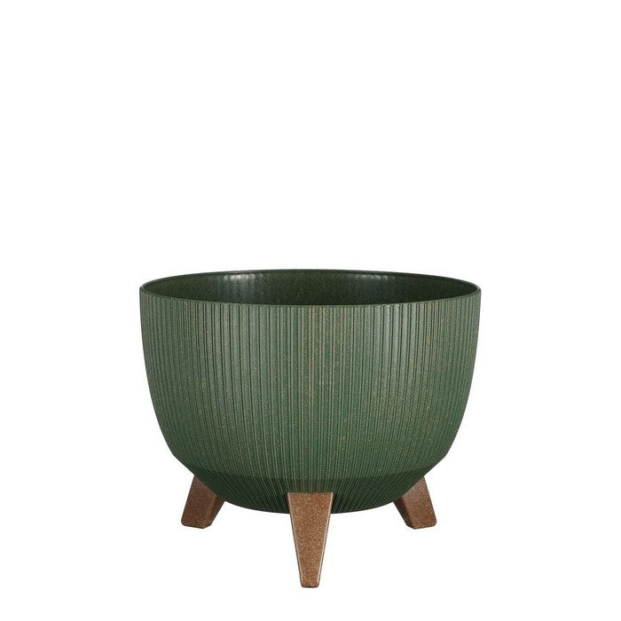 Porta-vaso rotondo con gambe in legno - EDELMAN - 34272304922840