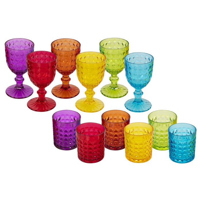 Set 12 bicchieri vino e acqua - Sissy - CASA COLLECTION - 34276786143448