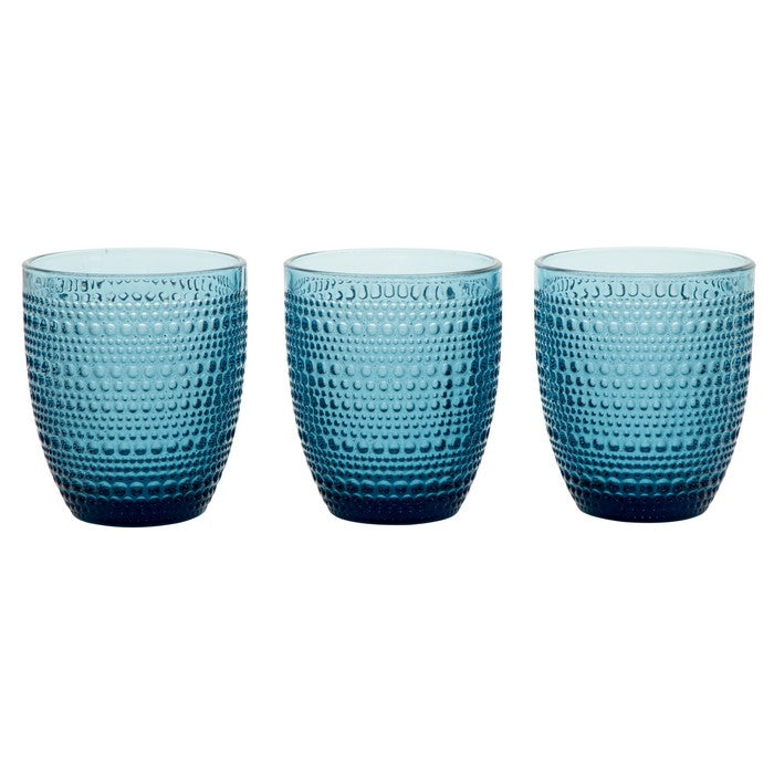 Set 3 bicchieri in vetro - Dishna - CASA COLLECTION - 34276786962648