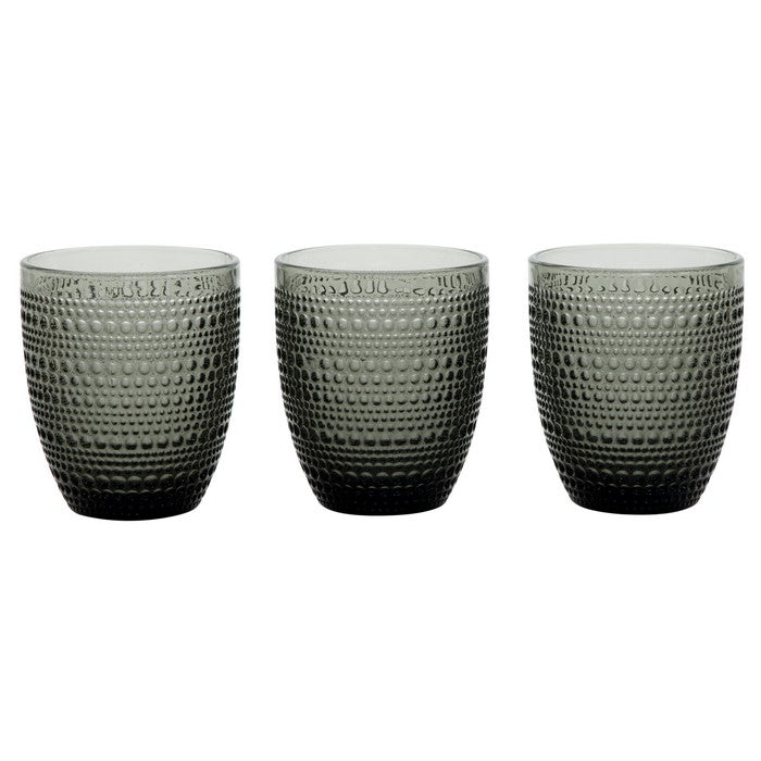 Set 3 bicchieri in vetro - Dishna - CASA COLLECTION - 34276787421400