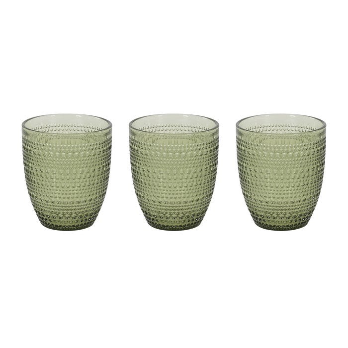 Set 3 bicchieri in vetro - Dishna - CASA COLLECTION - 34276787749080