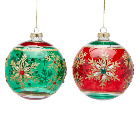 Palla di Natale colorata decorativa - EDG - 