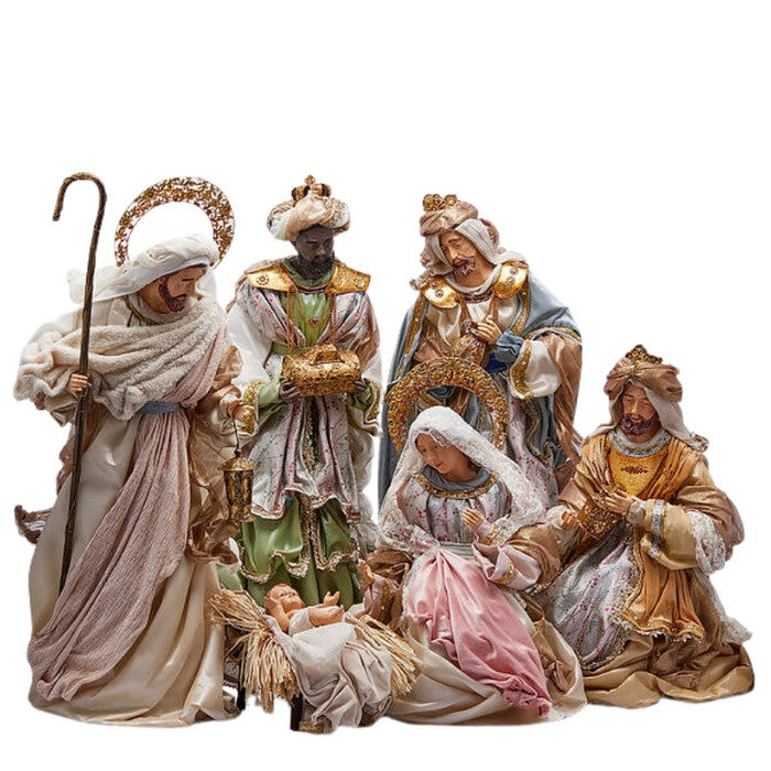 Natività natalizia decorativa 6 pezzi 76 cm - EDG - 62801607164282