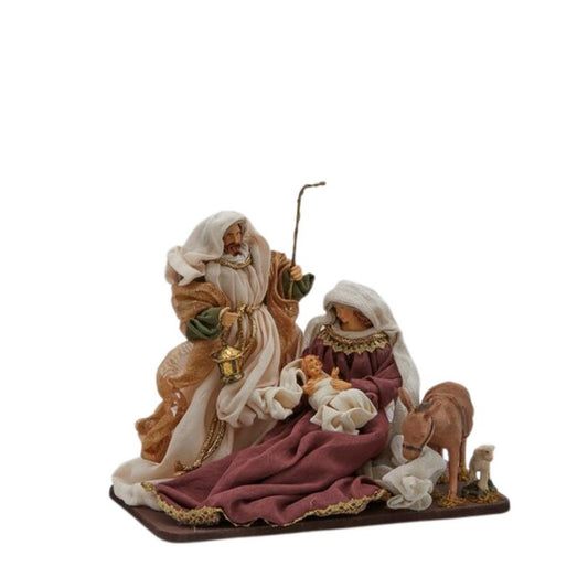 Natività natalizia con animali 25 cm - King - EDG - 