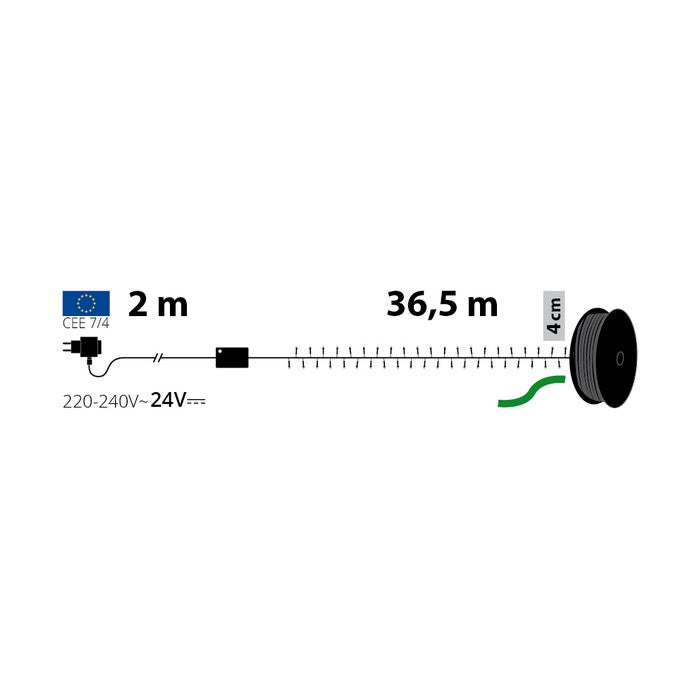 Catena lineare di 900 luci a LED per decorazione natalizia - LOTTI - 63027533152634