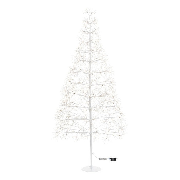 Albero di Natale Abete in metallo con 3000 luci a LED 210 cm - LOTTI - 63027619103098