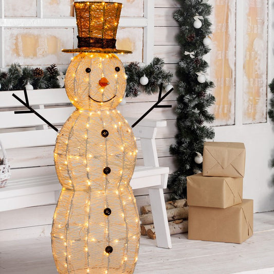 Pupazzo di neve decorazione natalizia con LED - LOTTI - 63027626672506