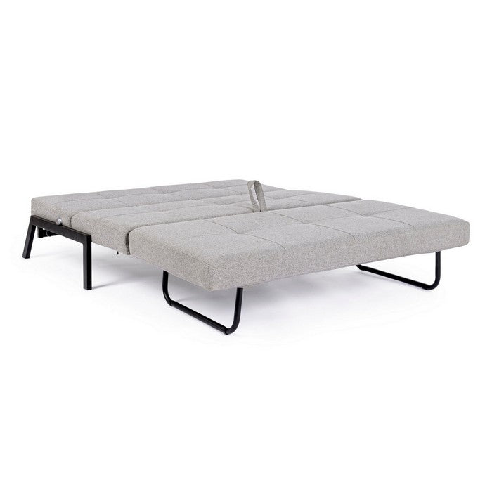 Divano letto scandinavo in tessuto con struttura in acciaio - Hayden - BIZZOTTO - 34382059471064