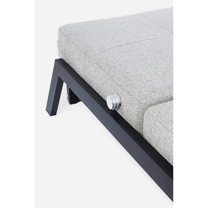 Divano letto scandinavo in tessuto con struttura in acciaio - Hayden - BIZZOTTO - 34382059536600