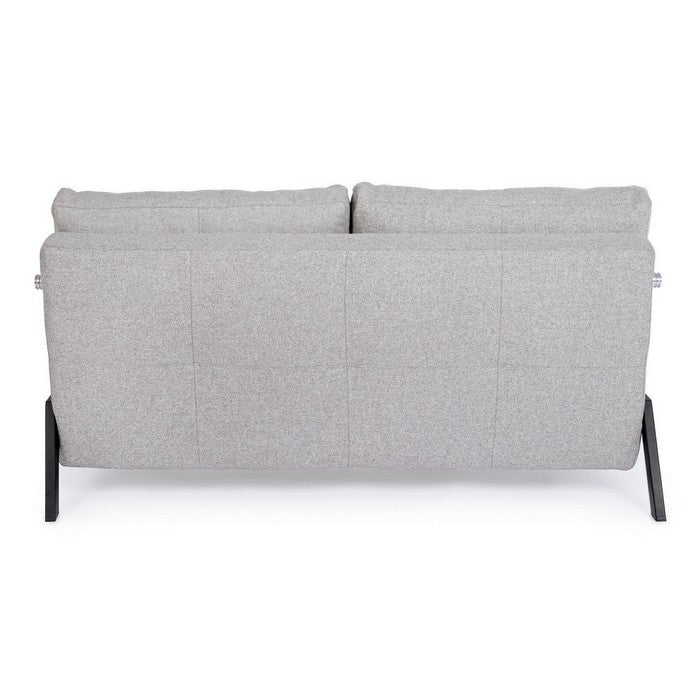 Divano letto scandinavo in tessuto con struttura in acciaio - Hayden - BIZZOTTO - 34382060159192