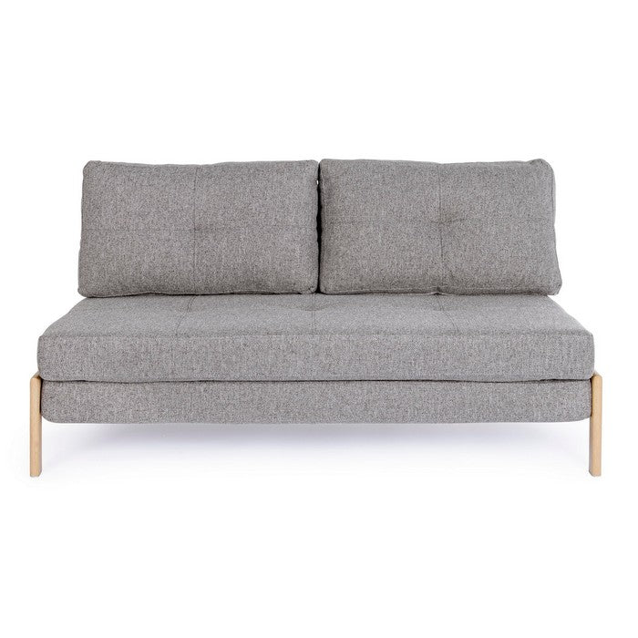 Divano letto scandinavo in tessuto con struttura in acciaio - Hayden - BIZZOTTO - 34382061732056