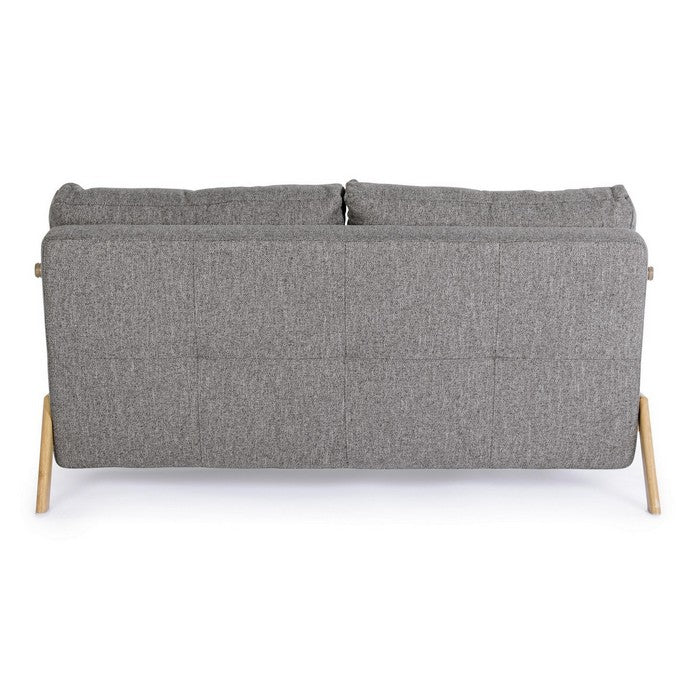 Divano letto scandinavo in tessuto con struttura in acciaio - Hayden - BIZZOTTO - 34382061863128