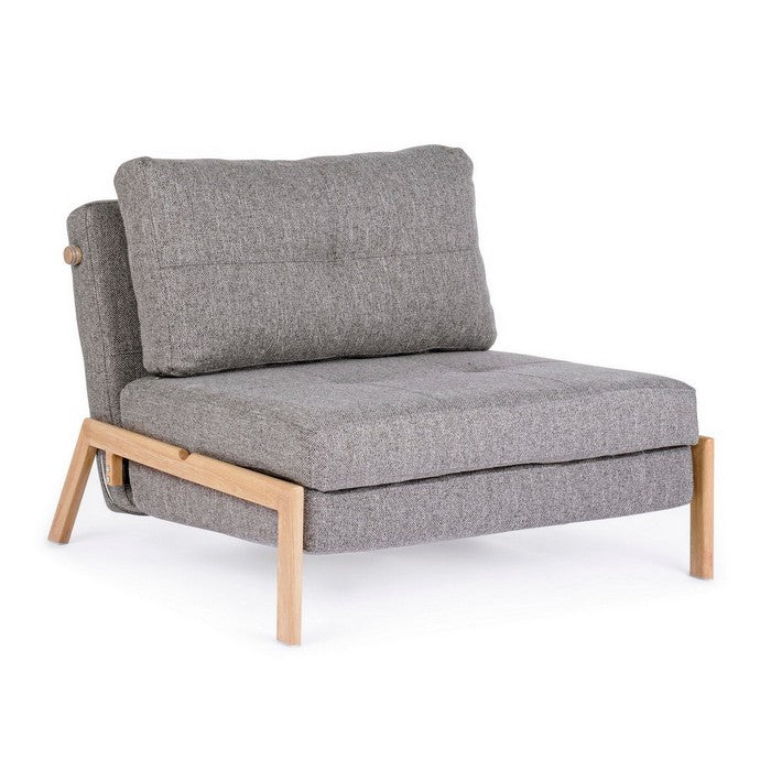 Divano letto scandinavo in tessuto con struttura in acciaio - Hayden - BIZZOTTO - 34382062977240