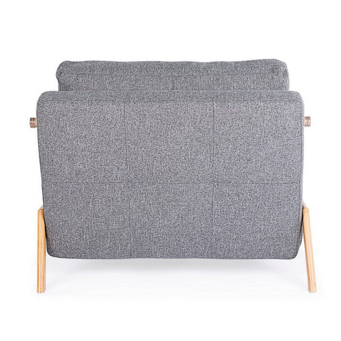 Divano letto scandinavo in tessuto con struttura in acciaio - Hayden - BIZZOTTO - 34382063796440