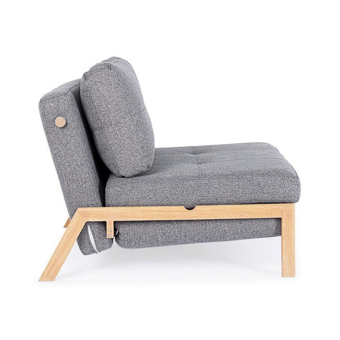 Divano letto scandinavo in tessuto con struttura in acciaio - Hayden - BIZZOTTO - 34382063861976