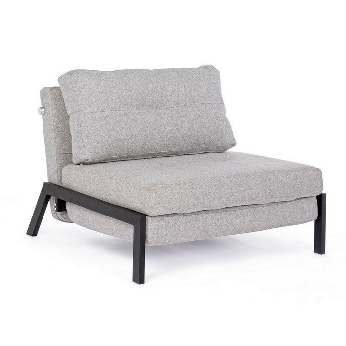 Divano letto scandinavo in tessuto con struttura in acciaio - Hayden - BIZZOTTO - 34382064550104