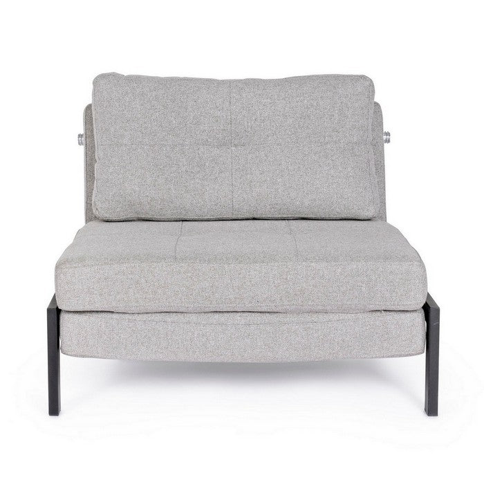 Divano letto scandinavo in tessuto con struttura in acciaio - Hayden - BIZZOTTO - 34382065008856