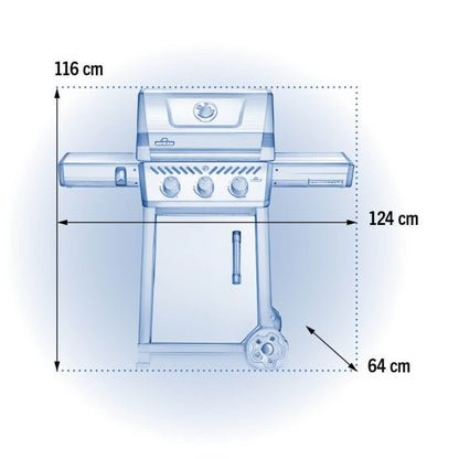 Barbeque a gas 3 fuochi Freestyle 365 GT- Napoleon