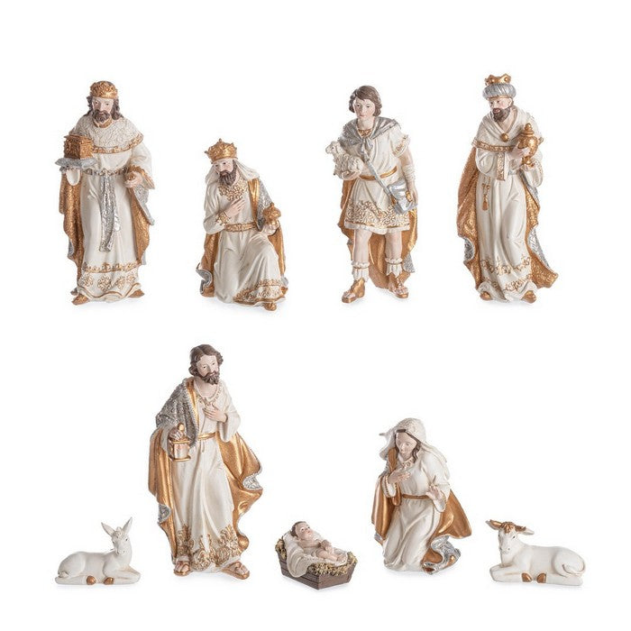 Natività con 9 figure bianco e oro - Ellyn - BIZZOTTO - 35959428579544