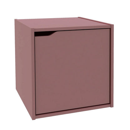 Cubo con anta in legno - Composite