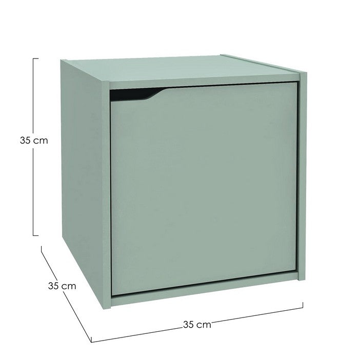 Cubo con anta in legno - Composite - BIZZOTTO - 35282851987672