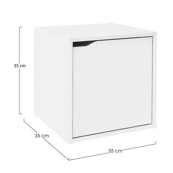 Cubo con anta in legno - Composite - BIZZOTTO - 35282855919832