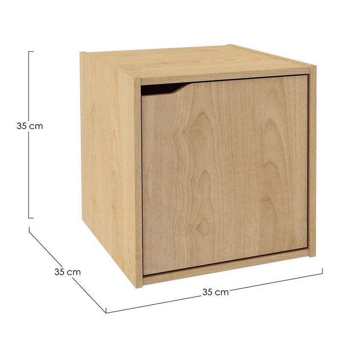 Cubo con anta in legno - Composite - BIZZOTTO - 35282857197784