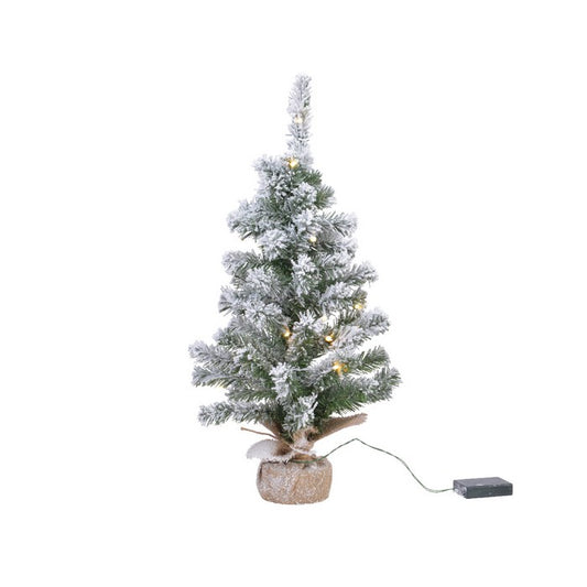 Mini albero di Natale innevato con LED 60 cm - KAEMINGK - 