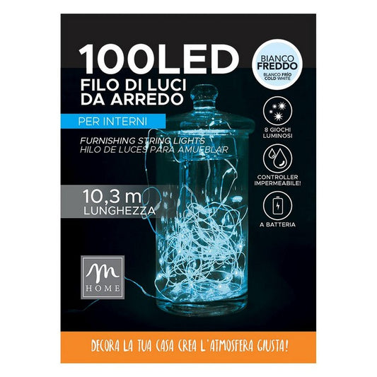 Filo di luci 100 LED per decorazione d'arredo - MERCURY - 62605147210106