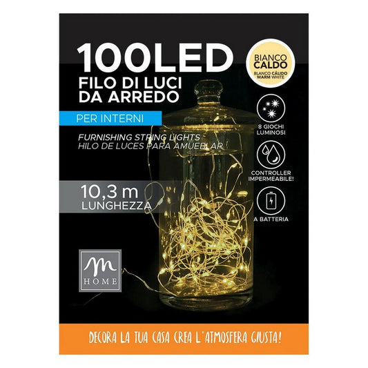 Filo di luci 100 LED per decorazione d'arredo - MERCURY - 62605147210106