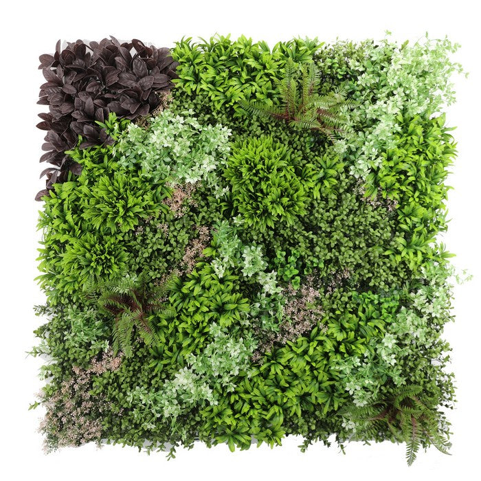 Parete con piante artificiali per giardino verticale 100x100 cm - Frame - BEST - 35731663028440